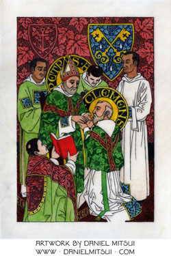 ST. PETER ORDAINS ST. CLEMENT